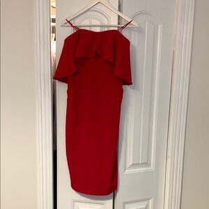 Elegant Red Women's Dress